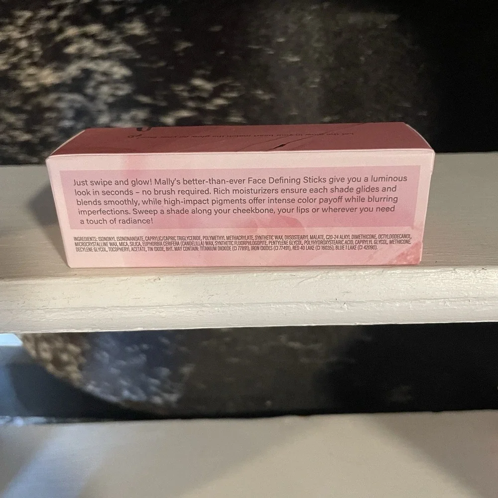 MALLY BEAUTY Evercolor Cheek Stick In ROSE &‎ SHINE New In Box